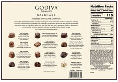 GODIVA RED & GOLD BOX 11.3 OZ