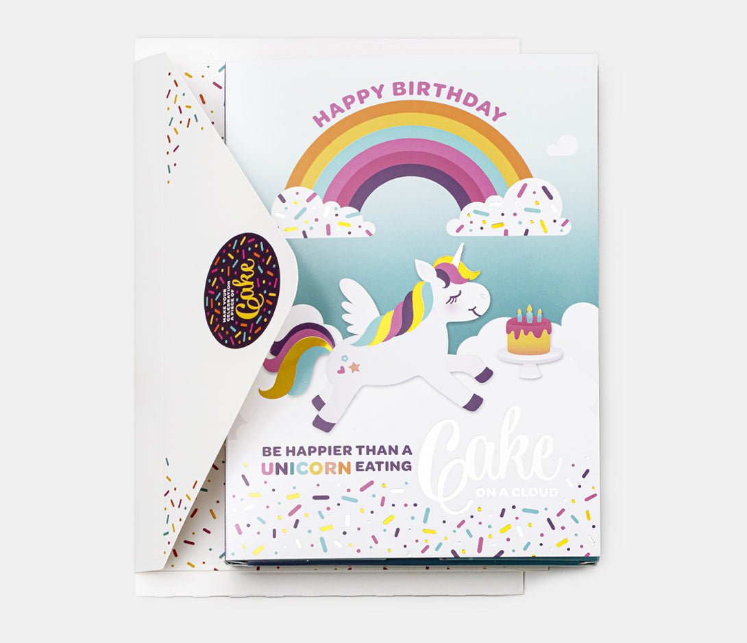 Unicorn Cake Card