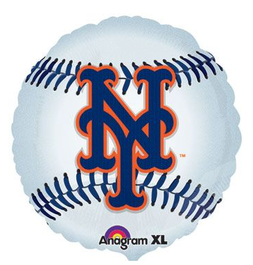 METS BASEBALL MYLAR