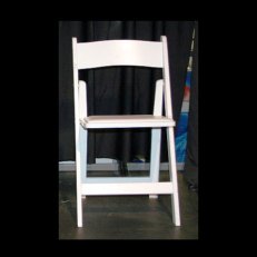 WHITE WOOD CHAIR WITH PADDING